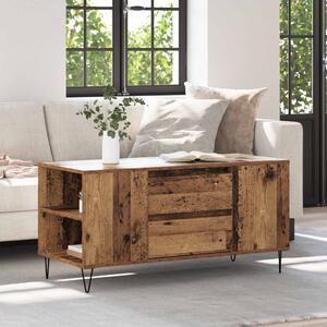 Dohányzóasztal fiókkal Öreg fa 102 x 44,5 x 50 cm Faanyag