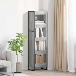Könyvespolc Szürke Sonoma 40 x 30 x 155 cm Faanyag