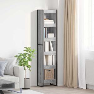Könyvespolc 40 x 30 x 189,5 cm Szerelt Fa Szürke Sonoma
