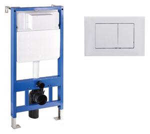 Mexen Fenix Slim beépíthető WC tartály + Fenix-01 inox nyomólap (60100-600102)