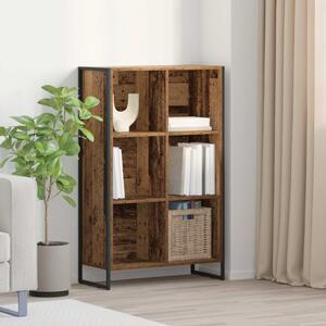 Könyvespolc 99.5 x 30 x 108.5 cm Szerelt Fa Öreg fa