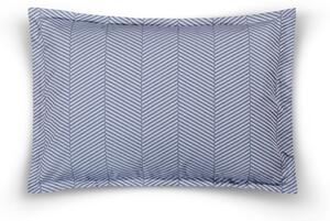 Chevron párnahuzat, kék, 50×70 cm