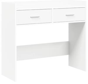 Konzolasztal Fehér 90 x 35 x 80 cm Szerelt Fa