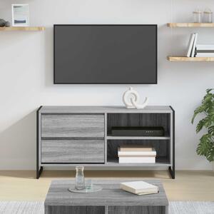 TV szekrény fiókkal Szürke Sonoma 100 x 36 x 49,5 cm Faanyag