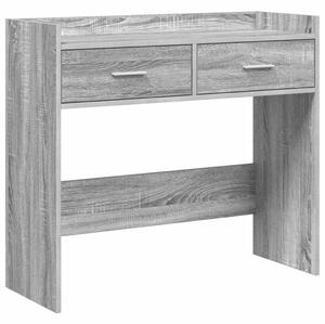 Konzolasztal Szürke Sonoma 90 x 35 x 80 cm Szerelt Fa