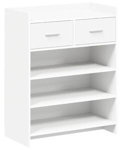 Cipőszekrény fiókkal Fehér 73,5 x 36 x 92 cm Szerelt Fa