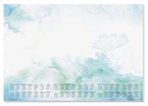 SIGEL Watercolor Sea Könyökalátét 595x410 mm 3 éves és heti tervezővel 2026