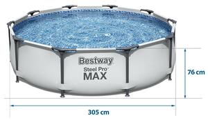Bestway Steel Pro MAX Kerek Medence - 305x76cm