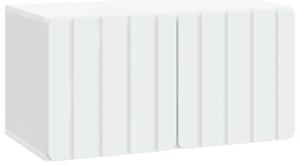 Fali TV szekrény Fehér 59,5 x 31 x 30 cm Szerelt Fa