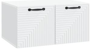 Fali TV szekrény Fehér 59,5 x 41 x 30 cm Szerelt Fa