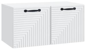 Fali TV szekrény Fehér 59,5 x 31 x 30 cm Szerelt Fa