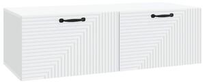 Fali TV szekrény Fehér 98 x 41 x 30 cm Szerelt Fa