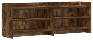 TV szekrény 135 x 33 x 47 cm Füstös Tölgy Szerelt Fa