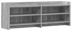 TV szekrény 135 x 33 x 47 cm Szürke Sonoma Szerelt Fa