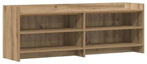 TV szekrény 135 x 33 x 47 cm Kézműves Tölgy Szerelt Fa