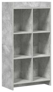 Könyvszekrény Beton Szürke 59 x 30 x 111 cm Szerelt Fa