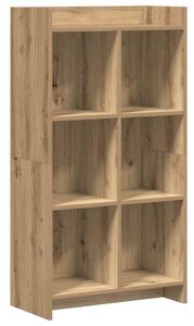 Könyvszekrény Kézműves Tölgy színű 59 x 30 x 111 cm Szerelt Fa
