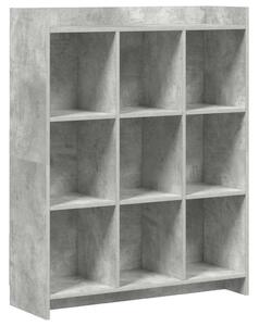 Könyvszekrény Beton Szürke 87,5 x 30 x 111 cm Szerelt Fa