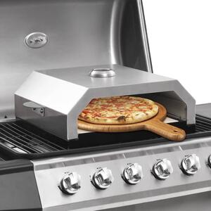 VidaXL pizzasütő kerámialappal gázüzemű/faszenes grillezőhöz