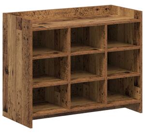 Cipőszekrény tárolóval Antik Fa 85 x 39,5 x 70 cm Szerelt Fa