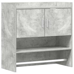 Falpolc Falra szerelhető Betonszürke 80 x 36 x 80 cm Szerelt Fa