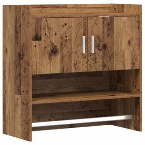 Falpolc Falra szerelhető Antik Fa 80 x 36 x 80 cm Szerelt Fa