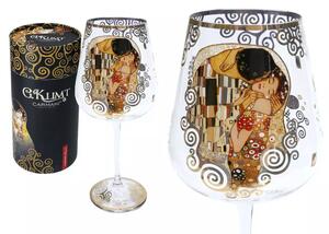Talpas üvegpohár 28cm,800ml,Klimt: The Kiss