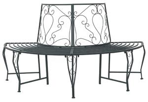Fa pad 4-Ülőhelyek száma 160 x 80 x 89 cm Acél Ezüst Szürke