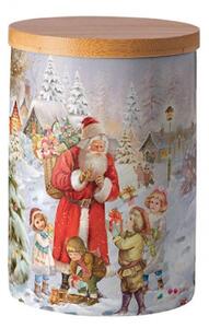 Santa bringing presents porcelán konyhai tároló 13,5x10cm
