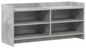 TV szekrény 100 x 33 x 47 cm Betonszürke Szerelt Fa