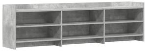 TV szekrény 168 x 33 x 47 cm Betonszürke Szerelt Fa