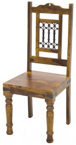 Keleties stílusú támlás szék 105x43x46cm