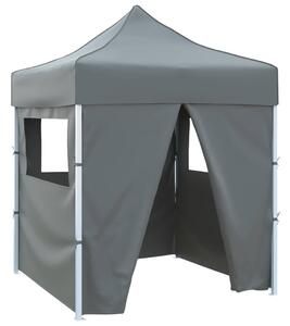 Partysátor Antracit 200 x 200 x 315 cm Oxford Szövet