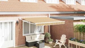 Napernyő Sokszínű 300 x 250 cm Poliészter és fém
