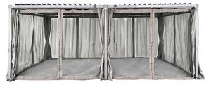 Garden Point antracit Madera Premium 3x6m terasz pergola