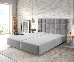DELIFE Boxspring ágy Dream-Fine 160x200 cm mikroszálas szürke