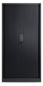 JAN NOWAK DAMIAN Fém szekrény harmonika ajtókkal, 900x1850x450, model antracit