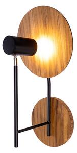 Quintiesse modern skandináv fali lámpa dot faipari elsqn-dot-wb1-teak