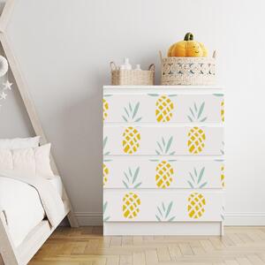 IKEA MALM bútormatrica - absztrakt ananászok