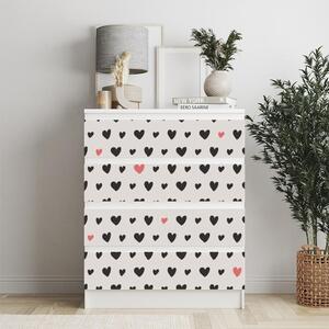 IKEA MALM bútormatrica - édes szívek