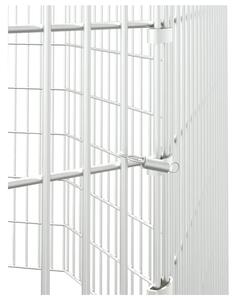 VidaXL 8 paneles horganyzott vas nyúlketrec 54x80 cm