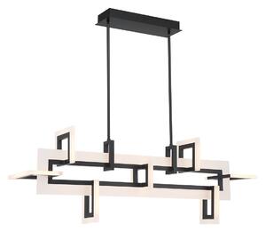 Quintiesse modern mennyezeti lámpa inizio fehér matt fehér matt fekete elsqn-inizio-lp-m-bk