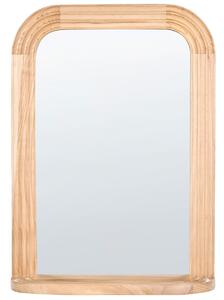 Falitükör polccal RISCLE 62 cm 85 cm Császárfa Barna