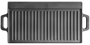 Dupla oldalas Grill rács - Öntvényből - 500×232mm - Sima és Bordázott oldallal