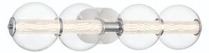 Quintiesse modern fürdőszobai lámpa atomo csiszolt króm átlátszó elsqn-atomo-4w-pc IP44
