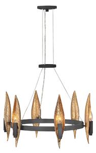 Quintiesse modern csillár willow fekete arany elsqn-willow6-cbk