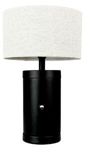 Asztali lámpa Dyberg Larsen, Mellow, dimmable, Fekete, Nappali, Fa, Skandináv