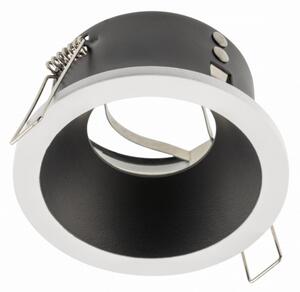 Lámpa Mennyezeti lámpatest ELVA, IP54, Ø85x45mm,kör, fehér/fekete