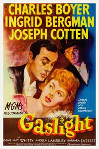 Reprodukció Gaslight, Ft. Angela Lansbury (Vintage Cinema / Retro Movie Theatre Poster / Iconic Film Advert), (26.7 x 40 cm)