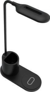 Lámpara Led De Cabecera Y/o De Oficina Con Cargador De Inducción Qi 10w
